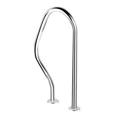 Imagem de Corrimão de segurança para piscina de aço inoxidável 304 com acessórios de instalação