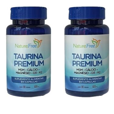 Imagem de Kit 2 Taurina Premium + (MSM + CÁLCIO + MAGNÉSIO + D3 + K2) 90 Cápsulas