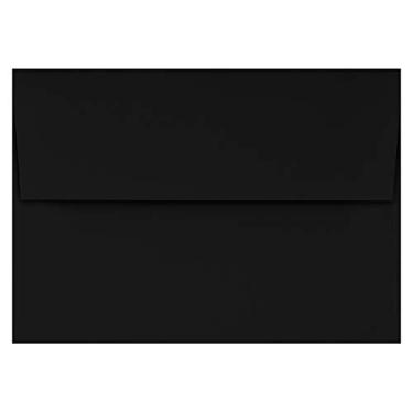 Imagem de Envelopes de convite A1 com descascar e pressionar (3 5/8 x 5 1/8) – Preto meia-noite (50 qt.)