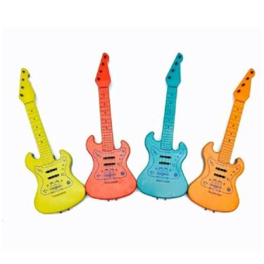 Imagem de Kit 20 Guitarra Infantil Violão Brinquedo Atacado Fabrica Instrumentos Musical Educacionais