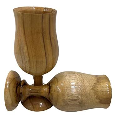 Imagem de Cálice de vinho vintage Viking - collectiblesBuy - Madeira de manga - 18 cm, 1.7L - Perfeito para bebidas quentes e frias