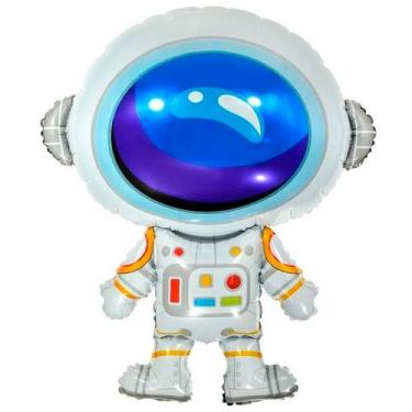 Imagem de Balão de Festa Metalizado 34" 86cm - Astronauta - 1 unidade - Make Mai