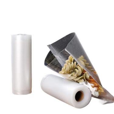 Imagem de Embalagem A Vácuo 100 Un Ou Rolo 5m Sacos A Vácuo Ranhura(100 Sacos 15x25cm)