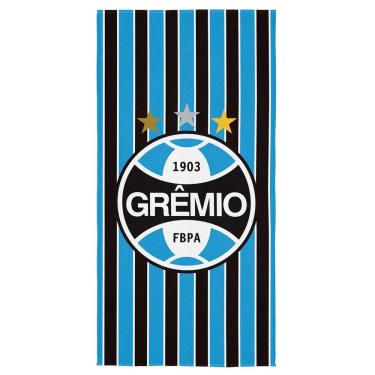 Imagem de Toalha Grêmio FBPA Banho Praia Aveludada Lepper 70x140cm