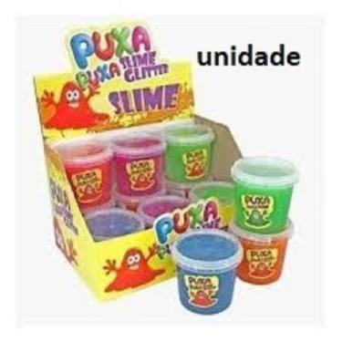 Imagem de SLIME PUXA-PUXA GLITTER 180g CORES unidade - BALCÃO DE MAGICAS