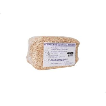 Imagem de Serragem Prensada Peneirada 500g Roedores Gerbil Hamster - ANFER MARAV