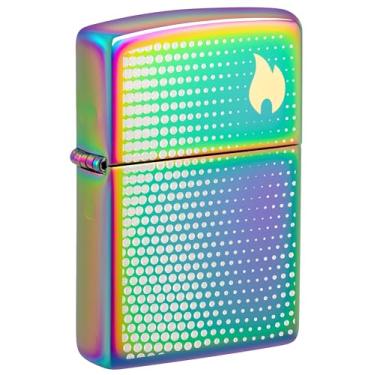 Imagem de Zippo Isqueiro de bolso multicolorido com design matricial