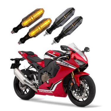 Imagem de Kit 4 Setas P26 Moto Honda CBR 1000 Fireblade 2016 2017 2018 2019 2020