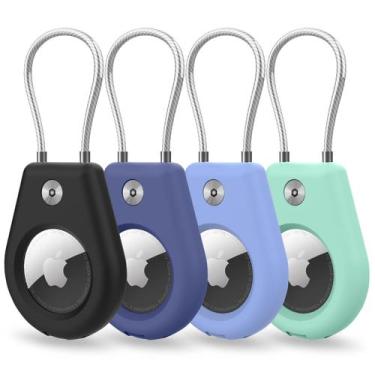 Imagem de Suporte Airtag Pautas compatível com o pacote Apple AirTag 4