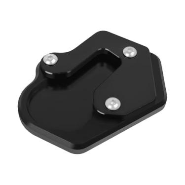 Imagem de Almofada de suporte de motocicleta ampliador de extensão lateral de substituição para BMW F900R F900XR 2020 2021 Extensor de pedal de placa de suporte de pé (preto)