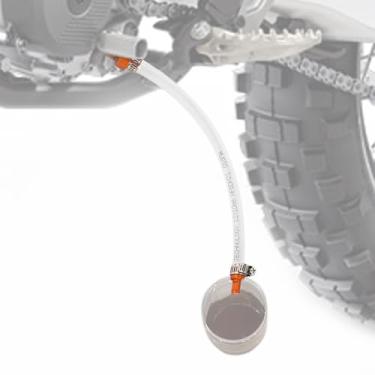 Imagem de USTPO Ferramenta de drenagem de óleo para 125 250 300 400 450 500 525 530 EXC F SXF XC-F XCF-W Motocicleta Dirt Pit Bike Laranja