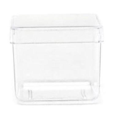 Imagem de Caixinhas Acrílico 6X6 Transparente 150Un Lembrancinha Festa