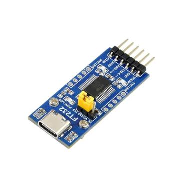 Imagem de FT232 Módulo USB para UART com conector tipo C, adaptador serial USB FT232RL 3,3V/5V compatível com nível lógico, para Raspberry Pi Arduino, Windows, Mac Linux