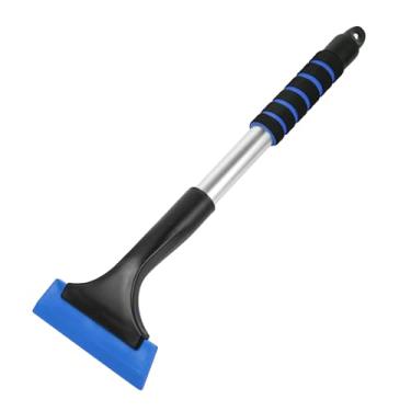 Imagem de Hovom Raspador de gelo para janela de para-brisa de carro, raspador de neve de gelo de silicone sem arranhões para carros, caminhões, ferramenta de remoção de neve geada com aderência ergonômica de