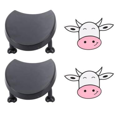 Imagem de aqxreight Suporte para Rolo de Higiênico 2 Peças, Formato de Vaca Colorido, Inovador, Suporte de Em Rolo para Casa, Quarto, Banheiro, a Toalha de Reposição que você Sacrifica, Design de