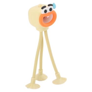 Imagem de aqxreight Luz Noturna de Mesa Polvo Engraçado Forma Flexível Ventosa Abajur para Quarto Banheiro Sala de Estar Bege Posou Inúmeras Latas Penduradas de Cabeça Design a Experiência de Luz um (Amarelo)