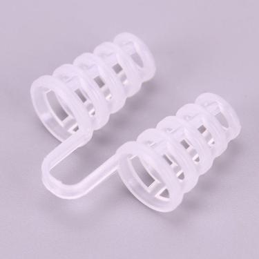 Imagem de Kit Com 2 Clipe Nasal Anti Ronco De Silicone Respirar Fácil