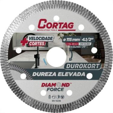Imagem de Disco Diamantado Cortag Turbo Durokort Seguimentado Seco 115Mm 60349