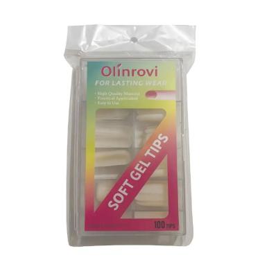 Imagem de Unha Soft Gel Tips 100 Unidades Olinrovi