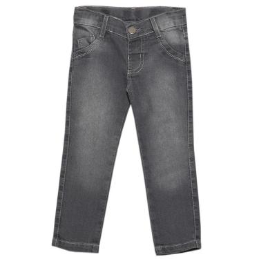 Imagem de Calça Infantil Popstar Skinny Cinza Escolar - 2 - UNICA-Feminino