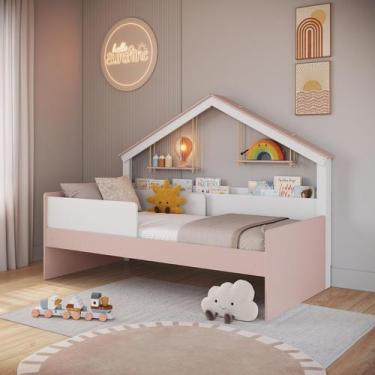 Imagem de Cama Infantil Montessori de Solteiro 188x88cm em MDP com Cabeceira Est
