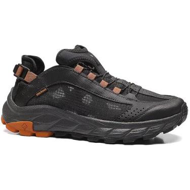 Imagem de Tênis Macboot Orvalho Endutex Preto-Laranja, Endutex preto, Laranja, 4