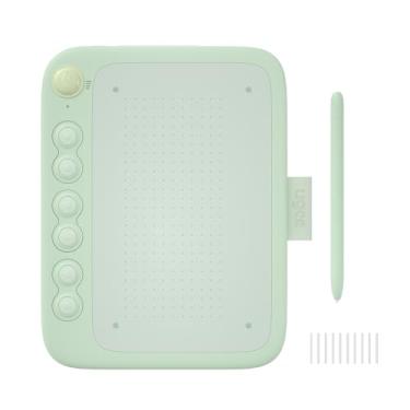 Imagem de UGEE Mesa Digitalizadora Q6 Para Telefone Android, 6,5x4 Polegadas Tablet Gráfico com 6 Teclas Para Mac/Windows/Chrome (Verde)
