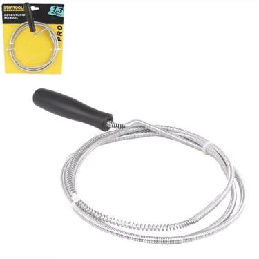 Imagem de Desentupidor de Cano Manual Cabo de Aço 1,3m Multiuso - STARTOOLS