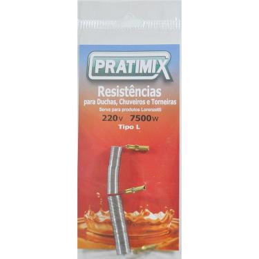 Imagem de Resistencia Duo SHOWER/TURBO 7500W 220V Pratimix LD0275