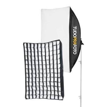 Imagem de Softbox 50x70cm com Difusor e Grid para Fotos e Vídeos Soquete E27
