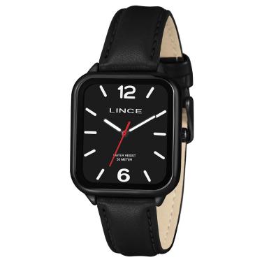 Imagem de Relógio Lince Masculino Ref: Mqch283l34 P2px Retangular Black
