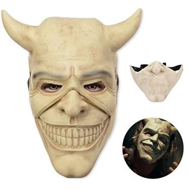 Imagem de Panamanta The Black Phone Mask Horror Movie The Grabber Cosplay Costume Mask for Halloween Men's Costume Mask Cosplay Masquerade Prop