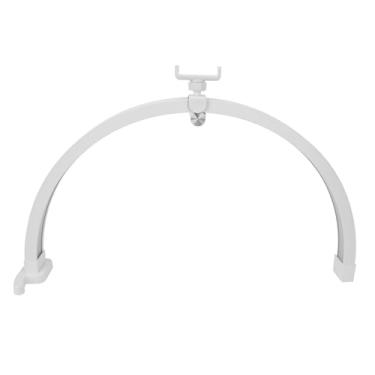 Imagem de Lâmpada de Mesa de Unha Meia Lua de 22 Polegadas, Luz de Mesa Com Economia de Energia de 20 W, Temperatura de Cor Ajustável, Design Dobrável, Base Estável, Controle de Painel