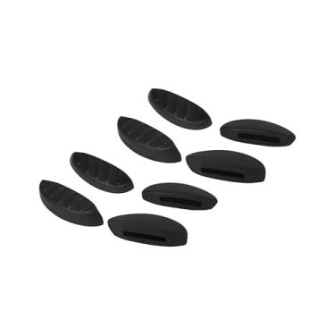 Imagem de Mryok 2 pares de almofadas de nariz de substituição para óculos de sol Oakley Plazma - preto e preto