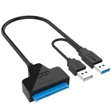 Imagem de Cabo Adaptador e Conversor USB 3.0 para SATA 2,5 e 3,5 - PONTO DO NERD