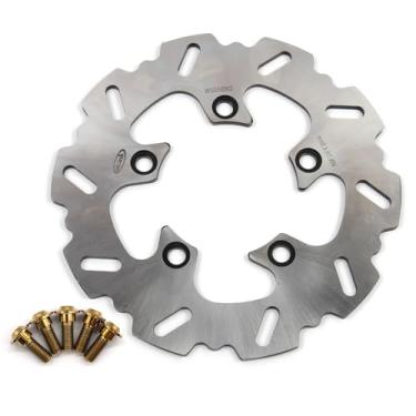 Imagem de Rotor de disco de freio traseiro com parafusos de montagem para Suzuki GSXR 600 97-21, GSXR 750 96-21, GSX-R1000 01-16, GSX-R1100 86-88, SV650 03-10, SV1000 S 03-07, TL1000R 98-03 , TL1000S 97-01