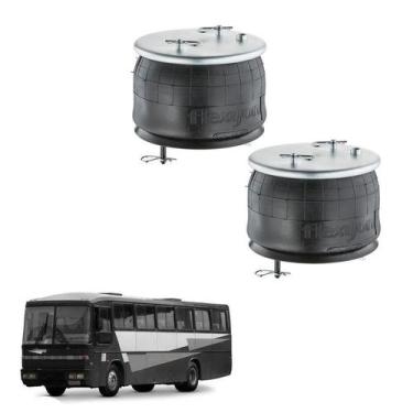 Imagem de Kit Bolsa Ar Suspensao Eixo Scania K310 Dianteira Sem Base - Suspentec