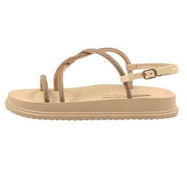 Imagem de Sandália Dakota Papete com Strass e Fechamento por Fivela Feminina-Feminino