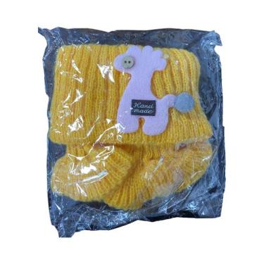 Imagem de Cachecol De Lã Tricotado Infantil De Inverno Para Meninos E Meninas, Q