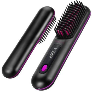 Imagem de Escova alisadora de cabelo NUMOYA Go Brush Pro sem fio