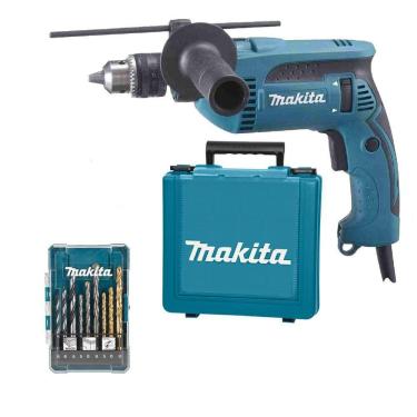 Imagem de Furadeira Impacto Makita 1/2 760W Hp1640K + Maleta E Brocas