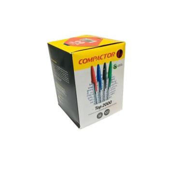 Imagem de Caneta Esferográfica 1.0Mm Azul Caixa C/50 Compactor - Jocar Office