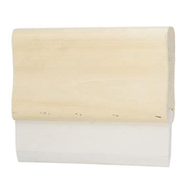 Imagem de HARFINGTON Rodo de serigrafia, 15 cm, durômetro, lâmina de borracha, cabo de madeira, raspador de tinta para serigrafia, impressão de tecido