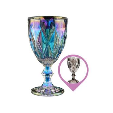 Imagem de Jogo De Taças Diamond Vinho Furta Cor De Vidro 340ML -12 Unid - PRATIC