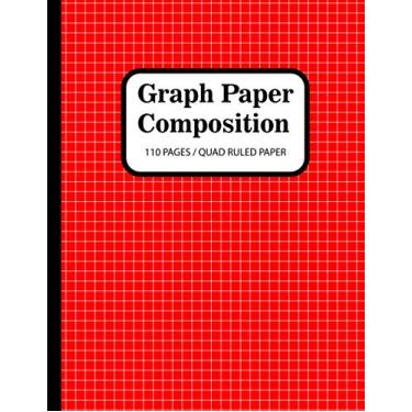 Imagem de Graph Paper Composition: Quad ruled 5x5 Grid Paper Composition Notebook for Maths Science Physics students, children, girls, geometry, designing, writing, drafting, notes 8.5 x 11 large size