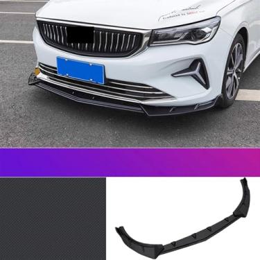 Imagem de Compatível para Geely Emgrand 4th 2022 2023 2024 Car Styling Pá dianteira Pás dianteiras Canard Lip Splitter Body Shovels Auto Acessórios(Bright Black)