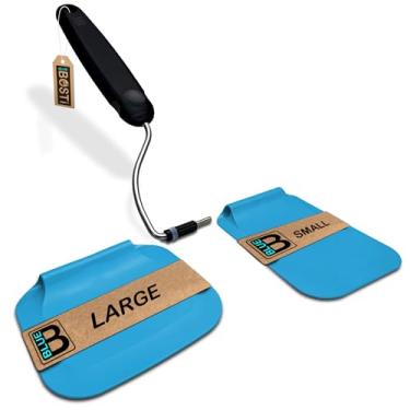 Imagem de Blue Bosti Espátula Adaptchula Espátula para cozinhar e servir, melhor do que silicone - Material PPSU 1ª espátula com 7 ângulos ajustáveis, 2 lâminas, espátulas resistentes ao calor, 4 x duráveis que