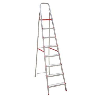 Imagem de Escada de Alumínio Doméstica 8 Degraus 1,75 Metros ESC0067 BOTAFOGO