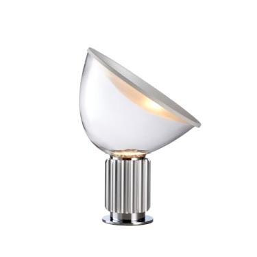 Imagem de ABAJUR DESTELLO CINZA/TRANSPARENTE 1XE27 PAR20 MAX 15W