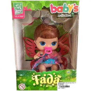 Imagem de Boneca Baby Collection Mini Fada Morena - Super Toys